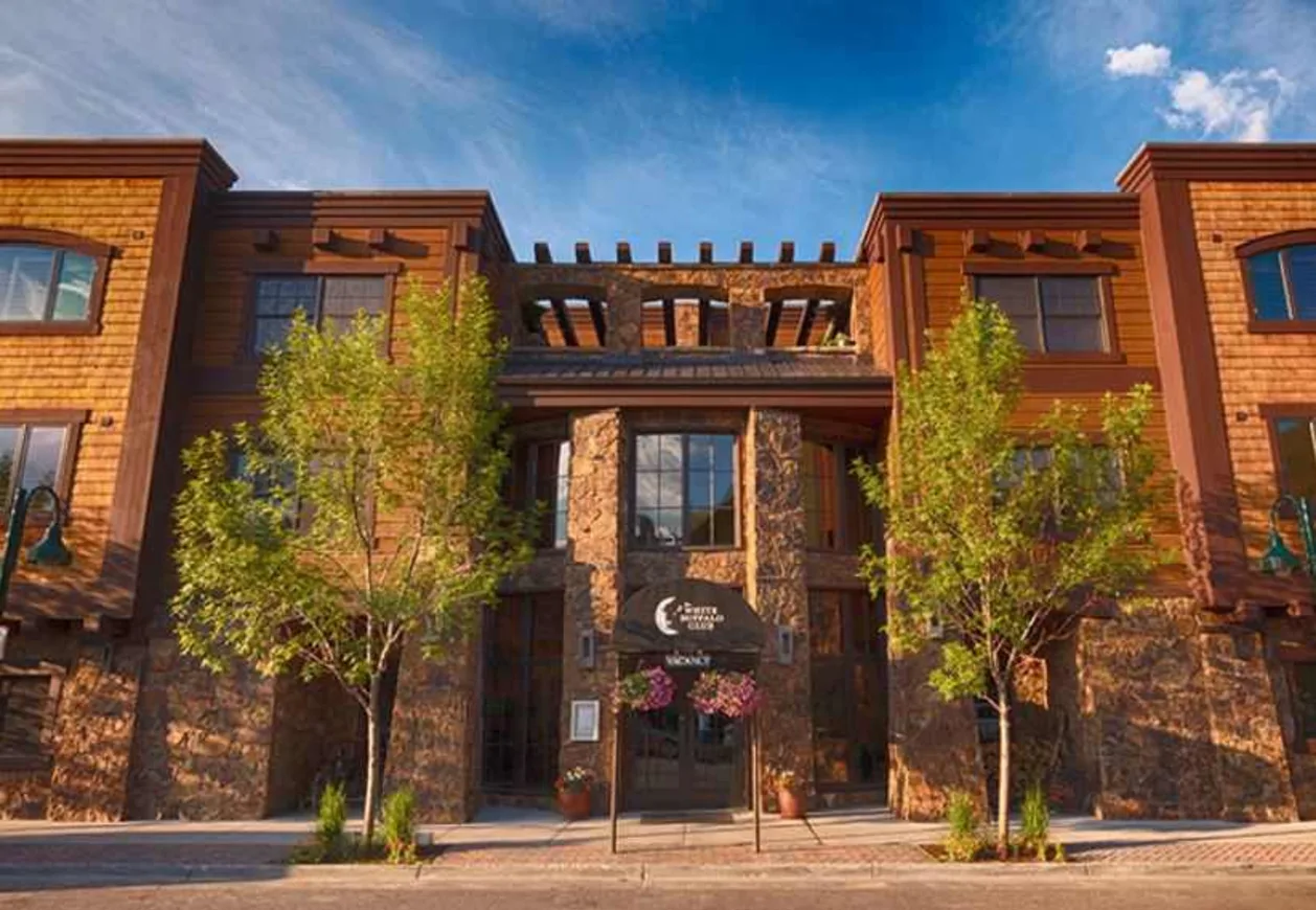 White Buffalo Club hotel in Wyoming exterior